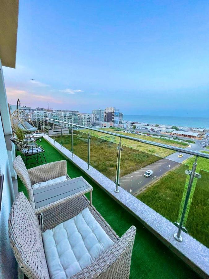 Aqua Vista Nuba - Vedere Top La Mare Si Lac - Apartament 2 Camere Summerland - Mamaia Exteriör bild