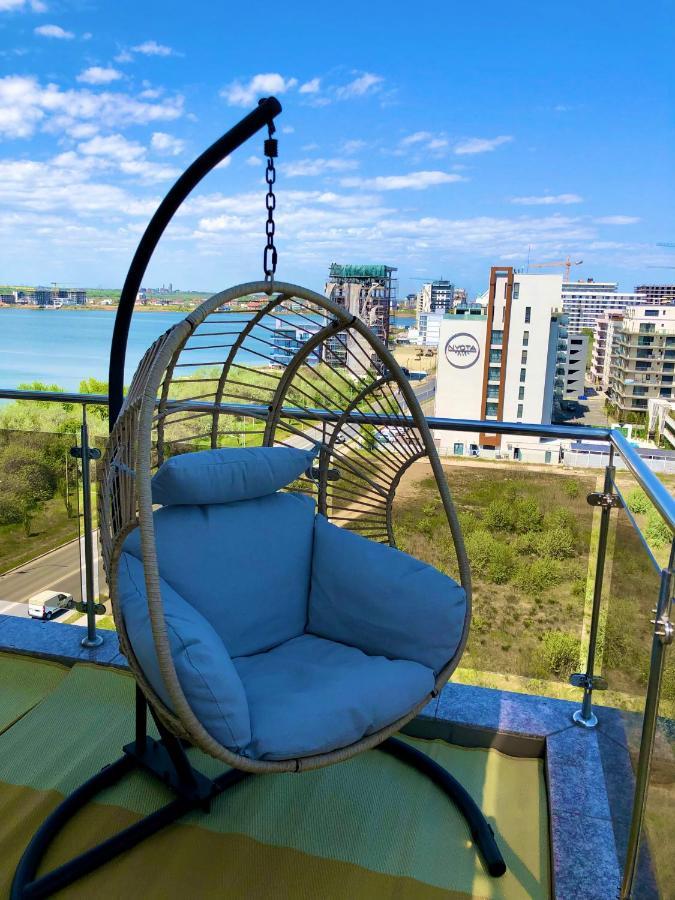 Aqua Vista Nuba - Vedere Top La Mare Si Lac - Apartament 2 Camere Summerland - Mamaia Exteriör bild