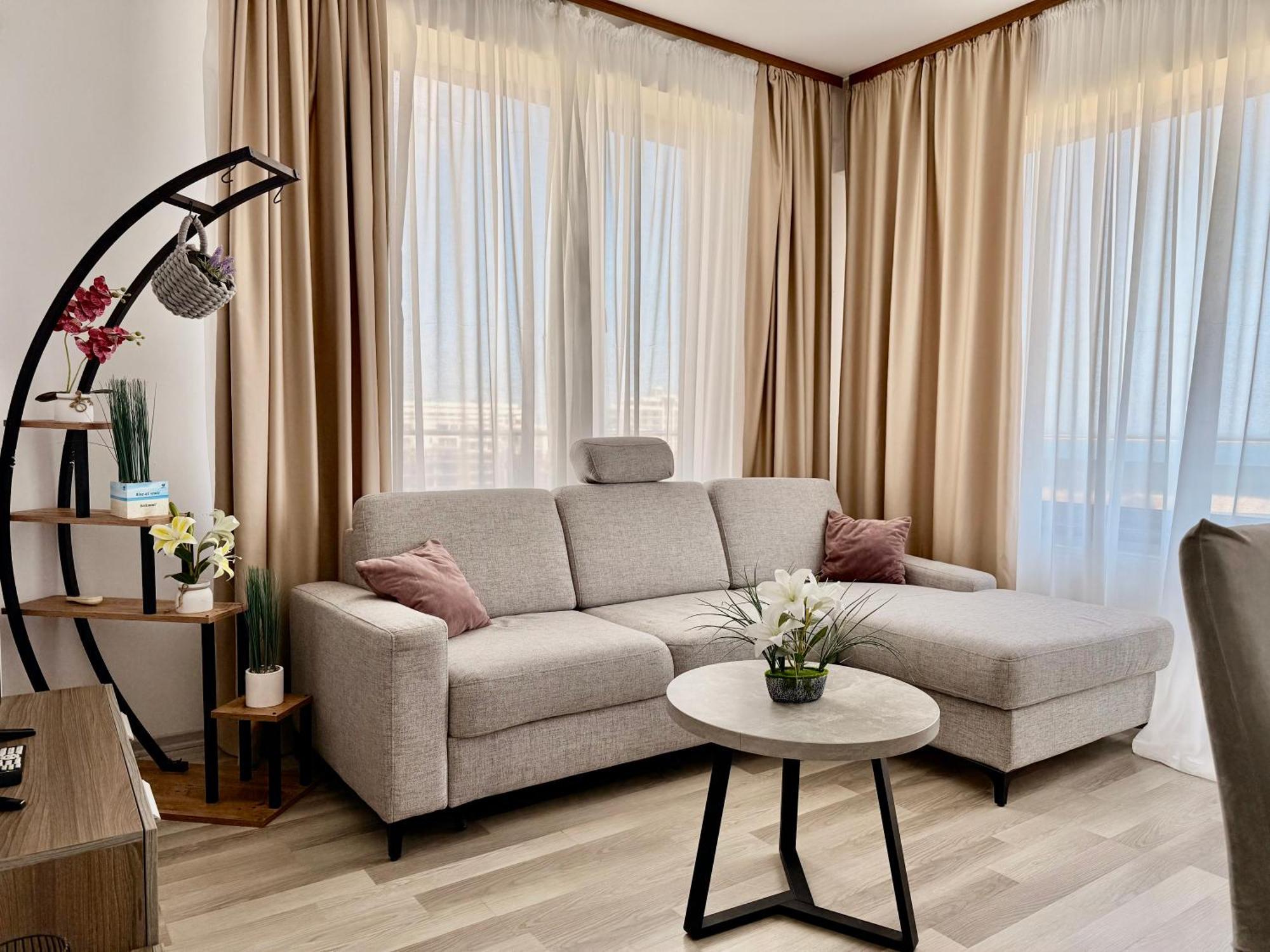 Aqua Vista Nuba - Vedere Top La Mare Si Lac - Apartament 2 Camere Summerland - Mamaia Exteriör bild